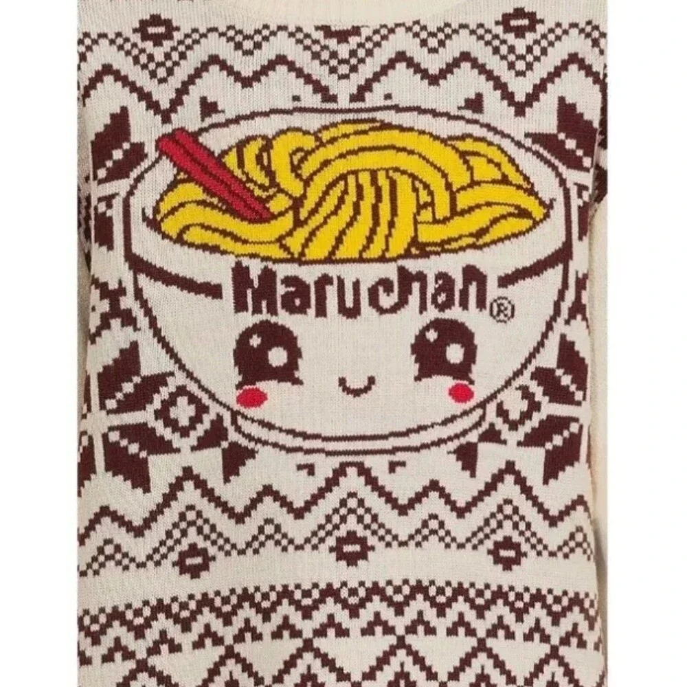 Maruchan Graphic Sweater - Size Medium 8 Maruchan Boys Graphic Holiday Sweater
